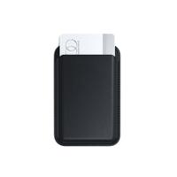 Satechi Magnetic Wallet Stand Leren Case Apple Zwart - thumbnail