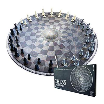 Schaakbord XL voor 3 Personen - Chess for Three - thumbnail