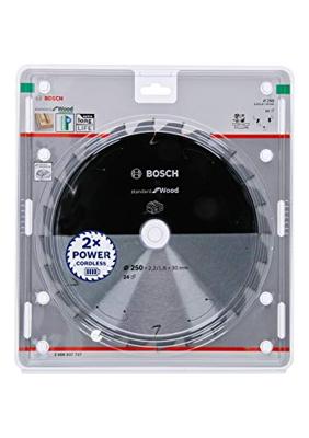 Bosch Accessories 2608837727 2608837727 Hardmetaal-cirkelzaagblad 250 x 30 mm Aantal tanden: 24 1 stuk(s)