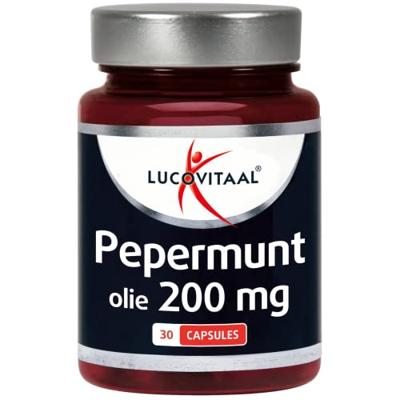 Lucovitaal Pepermunt Olie 200mg 30Capsules