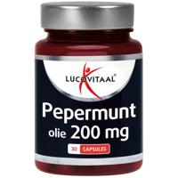 Lucovitaal Pepermunt Olie 200mg 30Capsules - thumbnail