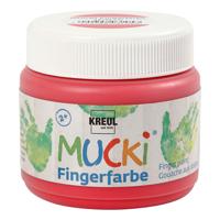 Creativ Company Mucki vingerverf - rood, 150ml - thumbnail