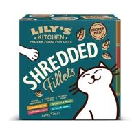 Lily&apos;s Kitchen Shredded Fillets kattenvoer nat 8x70 gram - thumbnail
