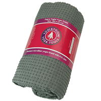 Yoga Handdoek PVC Antislip Grijs - thumbnail