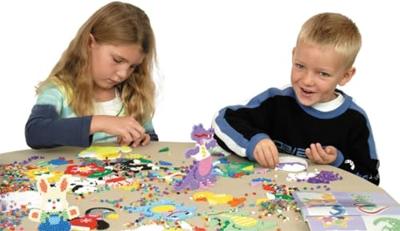 Hama maxi strijkkralen geel, 250st.