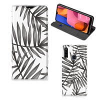 Samsung Galaxy A20s Smart Cover Leaves Grey - thumbnail
