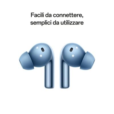 OPPO Enco X3i True draadloze hoofdtelefoon, 44 uur looptijd, dubbele driver met 10,4 mm en 6 mm, Bluetooth 5.3, touch-bediening, ruisonderdrukking IA, Android en iOS, IP55, [Italiaanse versie], blauw