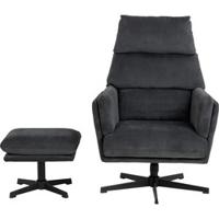 Bendt Fauteuil met voetenbank 'Austin' - thumbnail