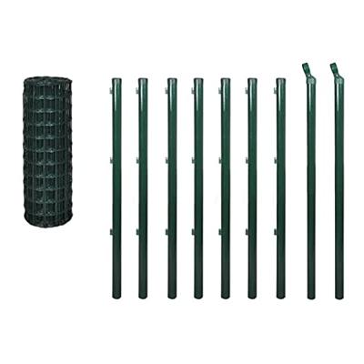 Euro hek 10x1,2 m staal groen