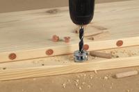 Wolfcraft Deuvelbevestigingen | Deuvelmarkeerpunten | Ø10mm | 4 stuks - 2913000 - thumbnail