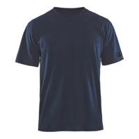 Blåkläder Vlamvertragend T-Shirt 34821737 | Marineblauw | Maat XS - 7330509726457 - thumbnail