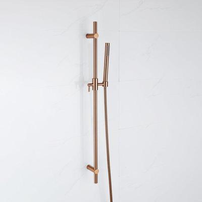 Fortifura Calvi Badkraan - met glijstangset - staafhanddouche - metalen doucheslang - geborsteld koper PVD SW970037/SW970053/SW970046/SW970048 Fortifura Calvi Badkraan - met glijstangset - staafhanddouche - metalen doucheslang - geborsteld koper PVD SW970037/SW970053/SW970046/SW970048