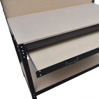 Werkbank met ophangbord en lade Werkbank met ophangbord en lade