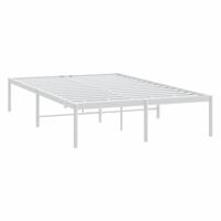 Bedframe metaal wit 120x200 cm - thumbnail