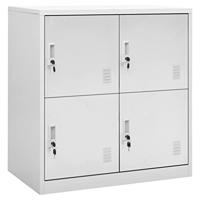 Lockerkasten 5 st 90x45x92,5 cm staal lichtgrijs - thumbnail