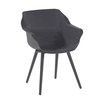 Hartman Tuinstoel 'Sophie Studio' met armleuning, kleur Antraciet