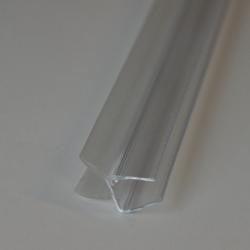 Wiesbaden rubberen waterkering 200 x 0,8 cm transparant