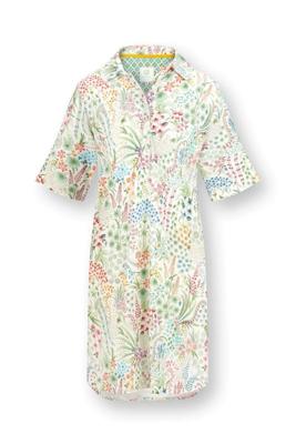 Pip Studio Dewi Nachthemd Korte Mouw Querida Wit XS