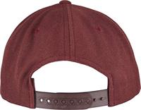 Flexfit FX5789M YP Classics 5-Panel Premium Curved Visor Snapback Cap - Maroon - One Size - thumbnail