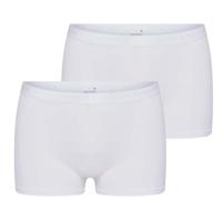 Microfiber 2-pak dames boxershort Young - Vrouwen ondergoed - onderbroek - wit, zwart - thumbnail