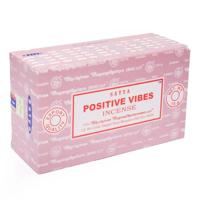 Satya Positive Vibes Wierook 15 Grams Doos 12 Pakjes - thumbnail