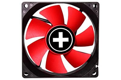 Xilence XPF80.R.PWM PC-ventilator Zwart, Rood (b x h x d) 80 x 25 x 80 mm