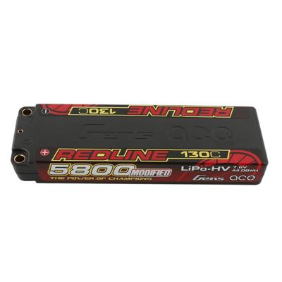 GensAce Redline Series High Voltage Lipo 130C 7.6 volt 5800mah GensAce Redline Series High Voltage Lipo 130C 7.6 volt 5800mah