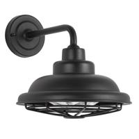 Petrol Industriële Muurlamp Zwart - thumbnail