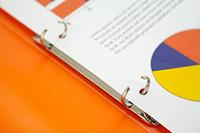 Kangaro K-58190628 Ringband 2 Rings 16mm Oranje Transparant - thumbnail