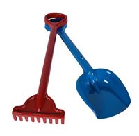 Save Nature Recycle Schep en Hark 56 cm Rood/Blauw - thumbnail