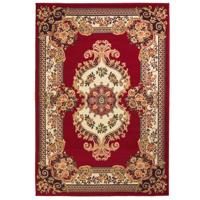 vidaXL Tapijt oosters 120x170 cm rood/beige - thumbnail