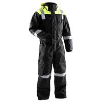 Blåkläder Shell overall 67861977 | Zwart/High-Vis Geel | Maat 46 - 7330509423691 - thumbnail