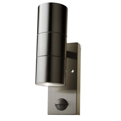 V-TAC VT-7622PIR Wandlampen IP44 Roestvrij staal VT-7622PIR