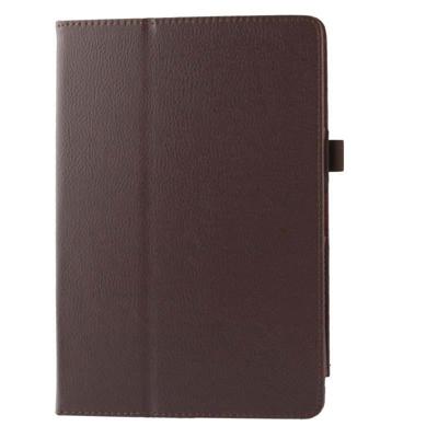 Litchi structuur lederen hoesje met houder voor Samsung Galaxy Note 10.1 / P600 (2014 Edition) Bruin