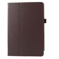 Litchi structuur lederen hoesje met houder voor Samsung Galaxy Note 10.1 / P600 (2014 Edition) Bruin - thumbnail