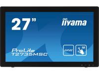 Iiyama ProLite T2735MSC Touchscreen monitor Energielabel: B (A+++ - D) 68.6 cm (27 inch) 1920 x 1080 pix 16:9 5 ms VGA, DVI, HDMI, USB 3.0 AMVA+ LED - thumbnail