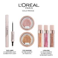 L’Oréal Paris Gold Mirage Limited Edition Collectie - Crushed Quartz Lip Gloss 01 Gold Quartz - Goudkleurige Lipgloss - thumbnail