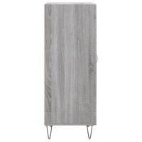 Dressoir 34,5x34x90 cm bewerkt hout grijs sonoma eikenkleurig - thumbnail