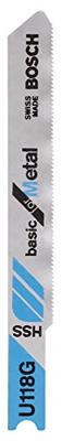Bosch Accessoires Decoupeerzaagblad U 118 G Basic for Metal 3st - 2608631770