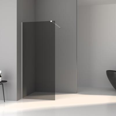 BWS Inloopdouche Pro Line Rookglas 140x200 8mm Nano Coating Chroom Profiel en Stang