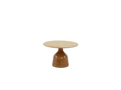 June coffee tafel caramel keramiek rond teak dia. 60 cm 4SO - 4so