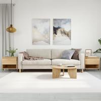 Salontafels 2 st 50x46x50 cm bewerkt hout sonoma eikenkleurig - thumbnail