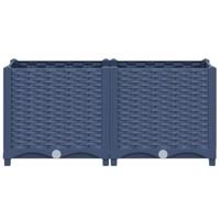 VidaXL Plantenbak verhoogd 80x40x38 cm polypropyleen - thumbnail