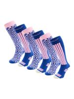 Poederbaas Skisokken Dames 6-pack Ballpoint Blue-35/38 - thumbnail