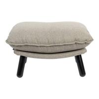 Zuiver Hocker 'Lazy Sack' Stof, kleur Lichtgrijs - thumbnail