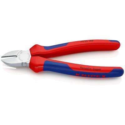 Knipex 70 05 180 Zijsnijtang 180mm met comfortgrepen | verchroomd