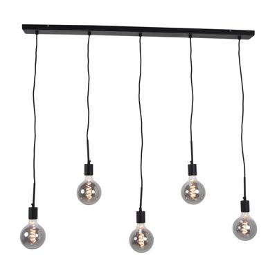 Urban Interiors HanglampBulby 5-lichts Zwart - AI-CL-2200-5