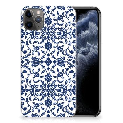 Apple iPhone 11 Pro Max | TPU Case | Flower Blue