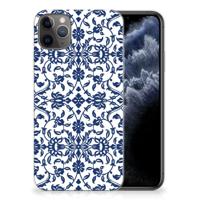 Apple iPhone 11 Pro Max | TPU Case | Flower Blue - thumbnail
