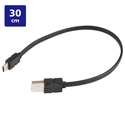 Akasa AK-CBUB43-03BK USB-kabel 0,3 m USB 2.0 USB A USB C Zwart